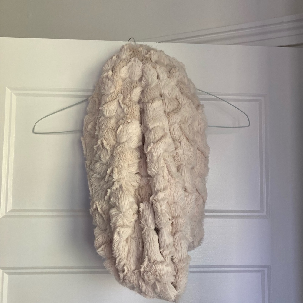 Betsey Johnson Loop Scarf Faux Fur